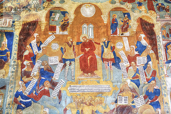 Fresko in der Kirche St. Johannes der Täufer; Jaroslawl  Gebiet Jaroslawl  Russland