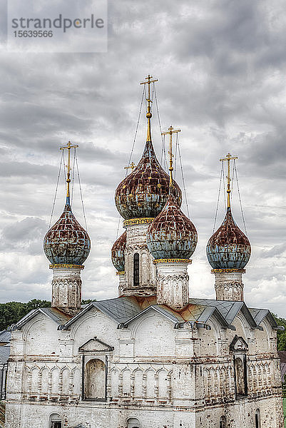 Kirche unseres Erlösers auf dem Marktplatz  Goldener Ring; Rostow Welikij  Gebiet Jaroslawl  Russland