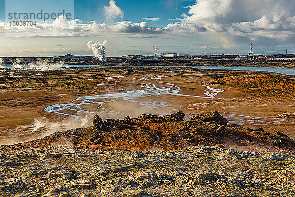 Heiße Quelle Gunnuhver  Halbinsel Reykjanes; Island