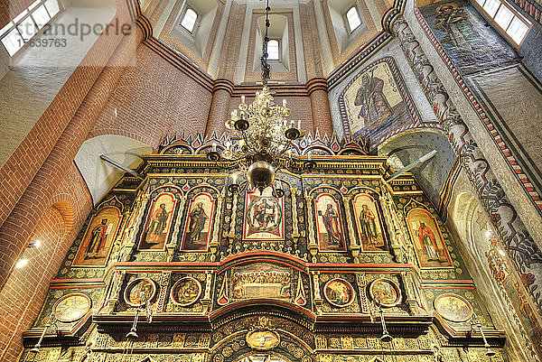 Basilius-Kathedrale  Innenansicht des Altars; Moskau  Russland