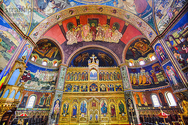 Fresken  Kathedrale der Heiligen Dreifaltigkeit  gegründet 1902; Sibiu  Siebenbürgen  Rumänien