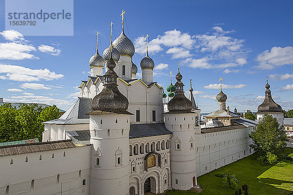 Torkirche der Auferstehung  1670  Kreml  Goldener Ring; Rostow Welikij  Gebiet Jaroslawl  Russland