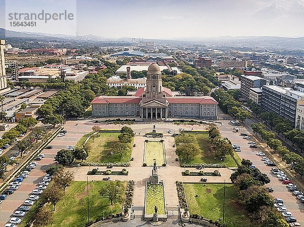 Luftaufnahme  Rathaus von Tshwane  Pretoria  Südafrika  Afrika