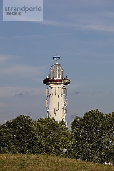 Leuchtturm  Donauinsel  Wien  Österreich  Europa