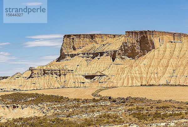 Wüste Bardenas Reales  Navarra  Spanien  Europa