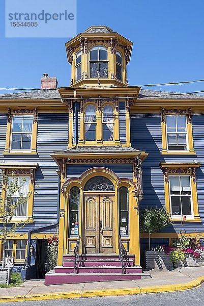 Historisches Holzhaus in der Altstadt von Lunenburg  Nova Scotia  Kanada  Nordamerika