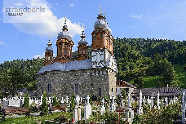 Kirche des Heiligen Georg  Dreptu  Region Bukowina  Rumänien  Europa