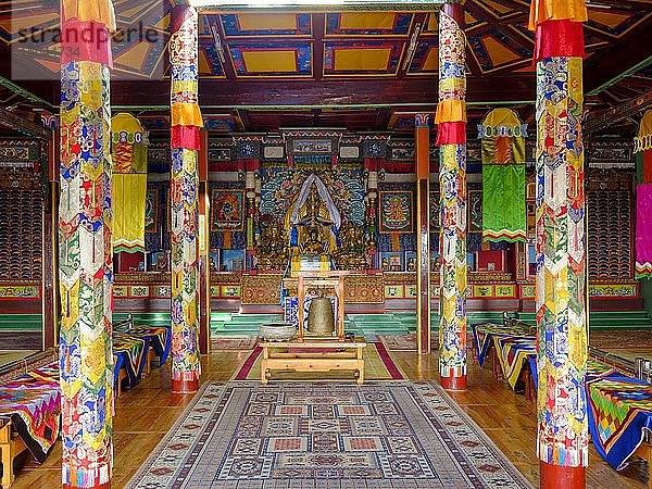 Meditationszentrum des Aryapala-Tempels  Gorchi-Terelj-Nationalpark  Ulan Bator  Mongolei  Asien