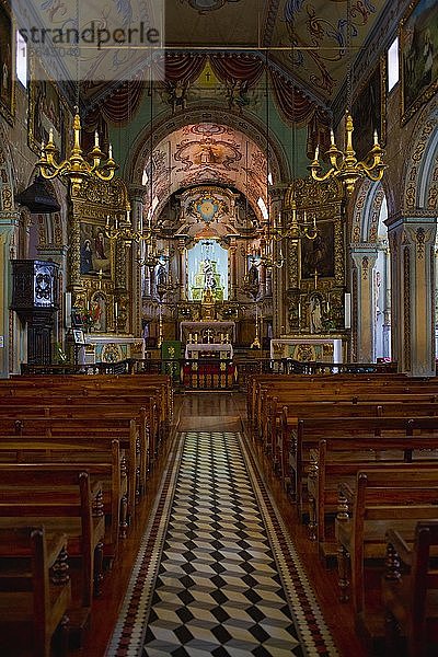 Kirche Igreja Matriz de São Vicente  São Vicente  Insel Madeira  Portugal  Europa