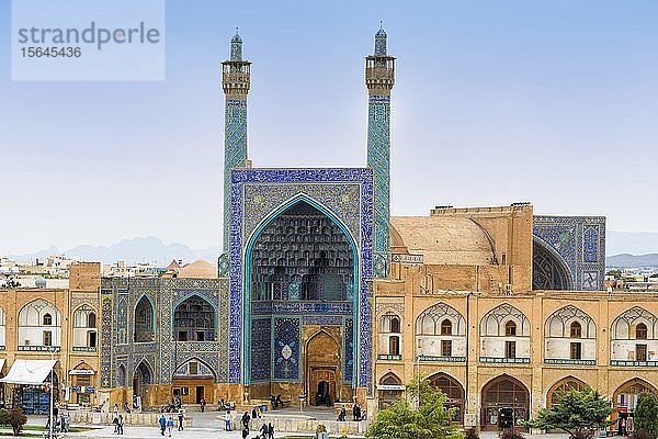 Masjed-e Imam Moschee  Maydam-e Iman Platz  Isfahan  Iran  Asien
