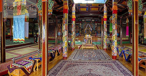 Meditationszentrum Aryapala-Tempel  Gorchi-Terelj-Nationalpark  Ulan Bator  Mongolei  Asien