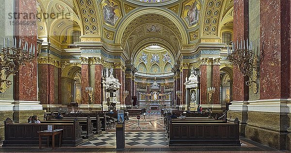 St. Stephans Basilika  Szent István-bazilika  Innenansicht  Budapest  Ungarn  Europa