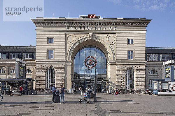 Hauptbahnhof  Mannheim  Baden-Württemberg  Deutschland  Europa