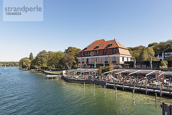 Hotel Schloss Berg am Starnberger See  Berg  Fünfseenland  Oberbayern  Bayern  Deutschland  Europa