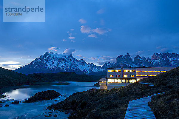 Hotel Explora  Nationalpark Torres del Paine  Patagonien  Chile