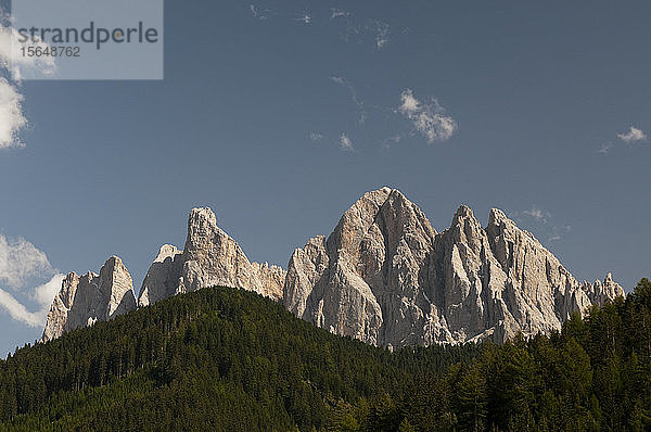 Odle-Gruppe  Tal von Funes (Villnoss)  Dolomiten  Trentino-Südtirol  Südtirol  Italien