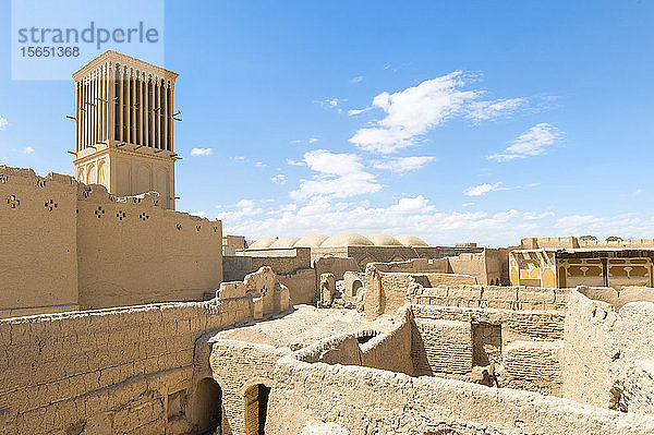 Aghazadeh-Villa und ihr Windfang  Abarkook  Provinz Yazd  Iran  Naher Osten