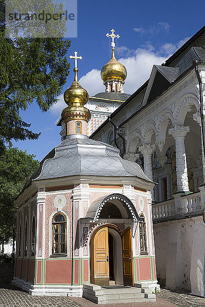Kapelle  Heilige Dreifaltigkeit  St. Sergius Lawra  UNESCO-Weltkulturerbe  Sergiev Posad  Goldener Ring  Gebiet Moskau  Russland