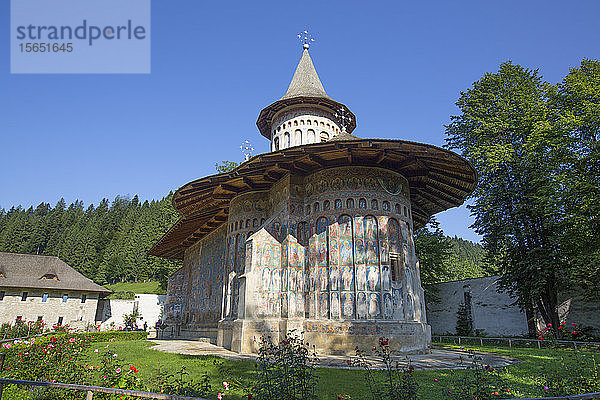 Voronet-Kloster  1487  UNESCO-Weltkulturerbe  Gura Humorului  Kreis Suceava  Rumänien