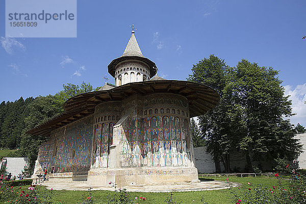 Voronet-Kloster  1488  UNESCO-Weltkulturerbe  Gura Humorului  Kreis Suceava  Rumänien