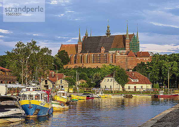 Kleiner Hafen in Frombork  Woiwodschaft Ermland-Masuren  Polen