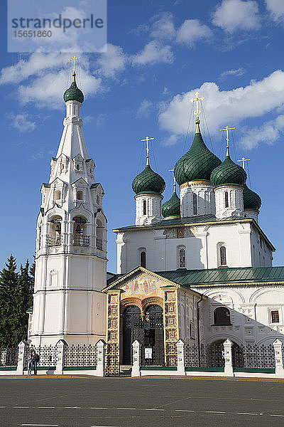 Kirche des Propheten Elias  UNESCO-Welterbe  Jaroslawl  Goldener Ring  Gebiet Jaroslawl  Russland