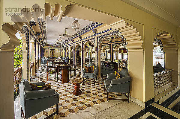 Lake Palace Hotel  Udaipur  Rajasthan  Indien  Asien