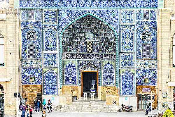 Eingangstür  Scheich-Lotfallah-Moschee  Maydam-e-Iman-Platz  UNESCO-Weltkulturerbe  Isfahan  Iran  Naher Osten