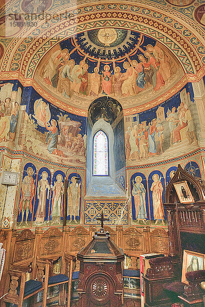 Innenfresken  Kirche St. Georg Mirauti  1375  Suceava  Kreis Suceava  Rumänien