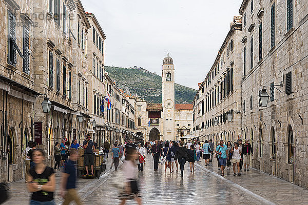Altstadt von Dubrovnik  UNESCO-Weltkulturerbe  Dubrovnik  Kroatien  Europa