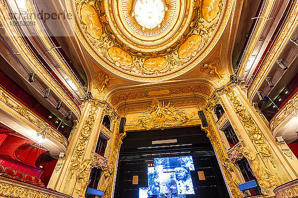 Der große Saal der Oper von Lille  Lille  Nord  Frankreich  Europa