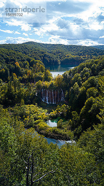 Wasserfall im Nationalpark Plitvicer Seen