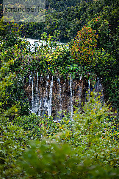 Wasserfall im Nationalpark Plitvicer Seen