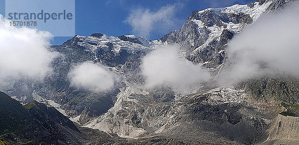 Italien  Westliche Alpen im Piemont  Monte Rosa Belvedere Gletscher 16