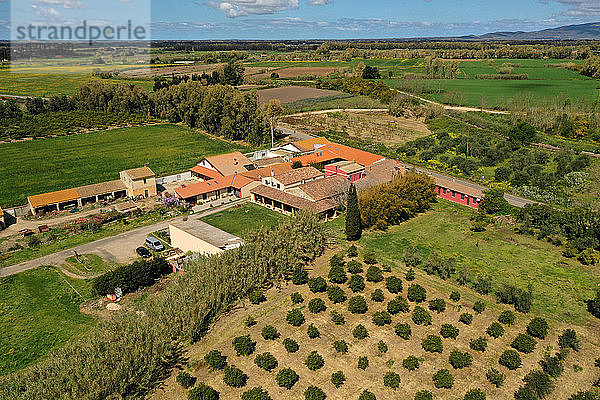 Italien  Sardinien  Bauernhaus auf dem Lande