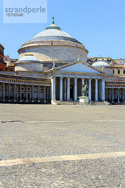 Italien  Kampanien  Neapel  Piazza del Plebiscito  Basilika San Francesco da Paola