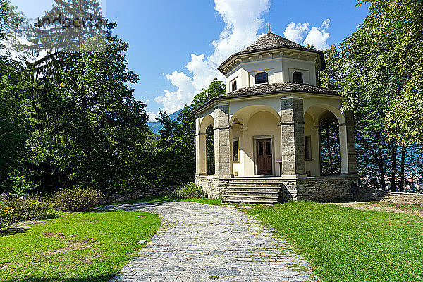 Italien  Piemont  Domodossola  Heiliger Berg Calvario  IX Kapelle