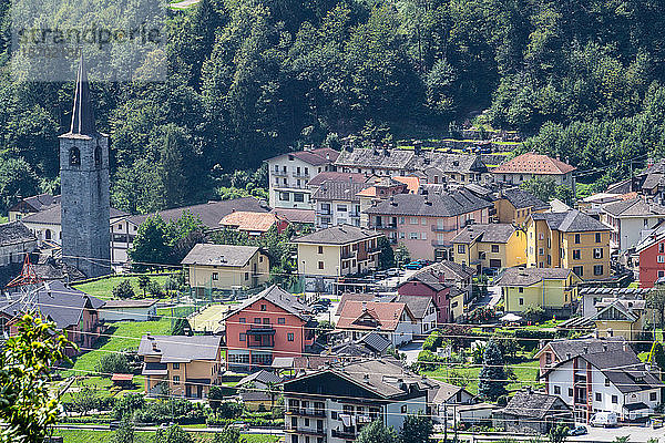 Italien  Piemont  Crodo  Stadtbild