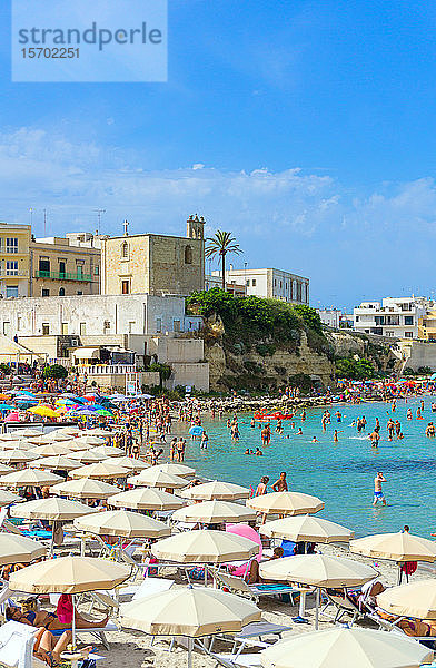 Italien  Apulien  Otranto  der Strand