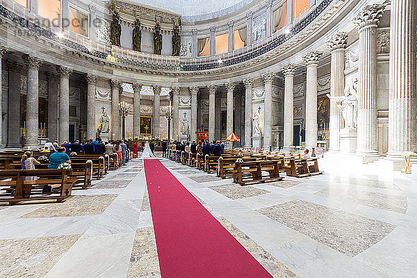 Italien  Kampanien  Neapel  Piazza del Plebiscito  Basilika San Francesco da Paola