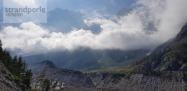 Italien  Westliche Alpen im Piemont  Monte Rosa Belvedere Gletscher 15