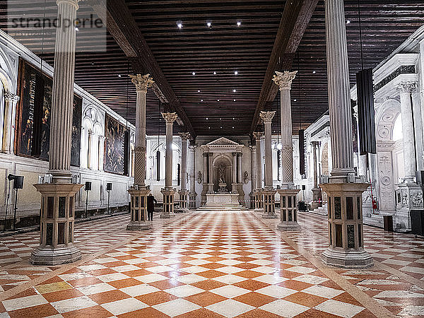 Italien  Venetien  Venedig  Scuola Grande di San Rocco  die Werke von Tintoretto in der Schule des heiligen Rochus