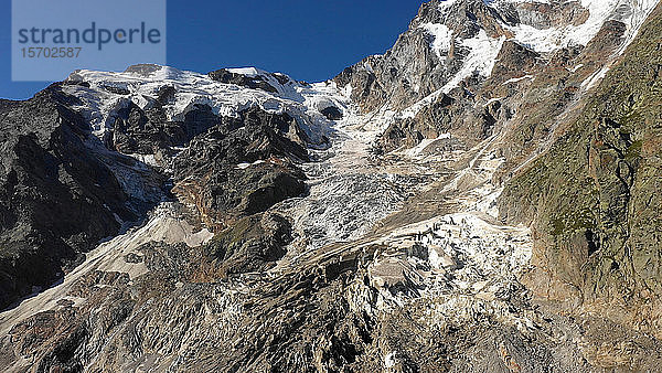 Italien  Westliche Alpen im Piemont  Monte Rosa Belvedere Gletscher 12
