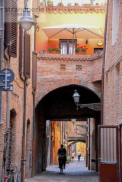 Europa  Italien  Emilia-Romagna  Ferrara  via delle Volte