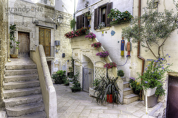 Italien  Apulien  Polignano a Mare  Altstadt