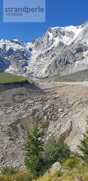 Italien  Westliche Alpen im Piemont  Monte Rosa Belvedere Gletscher 18