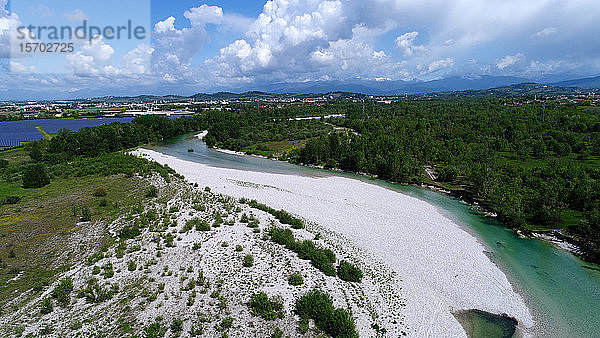 Italien  Fluss Torre in der Region Friaul