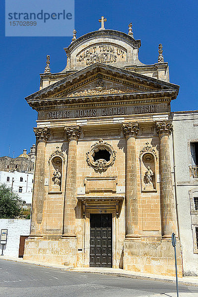 Italien  Apulien  Ostuni  Kirche Madonna del Carmine