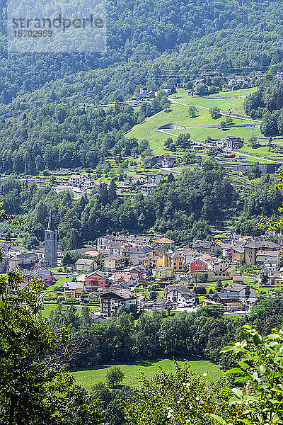 Italien  Piemont  Crodo  Stadtbild