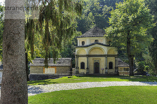 Italien  Piemont  Domodossola  Heiliger Berg Calvario  VIII Kapelle